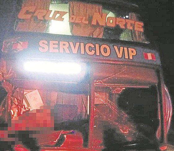 Joven copiloto de ómnibus de Cruz del Norte muere en choque contra remolque 