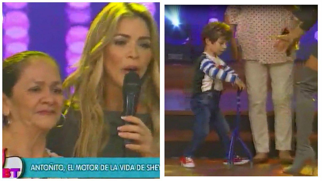 Sheyla Rojas se emociona al ver recuperación de Antoñito en vivo (VIDEO)