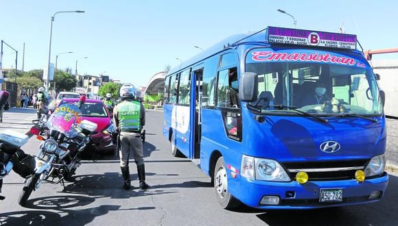 El transporte publico es uno de los principales problemas de Arequipa. (Foto: Correo)
