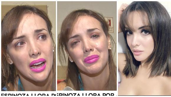 Rosángela Espinoza rompe en llanto tras recibir ataques en las redes sociales (VIDEO)