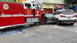 Choque múltiple en Magdalena: tres bomberos heridos tras accidente cuando iban atender una emergencia 