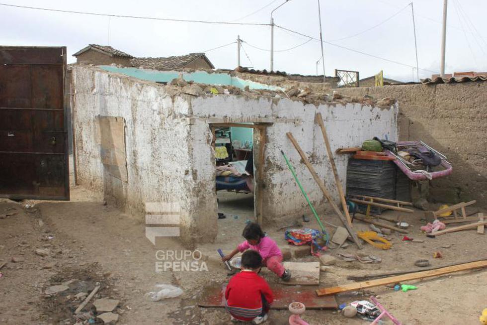 Chilca: Fuertes vientos dejan una vivienda sin techo