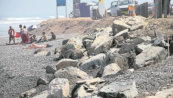 Municipalidad de Lima no retirará rocas de playa La Pampilla