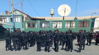 Tacna: Policías se ubican en puntos estratégicos ante protesta anunciada por gremios  
