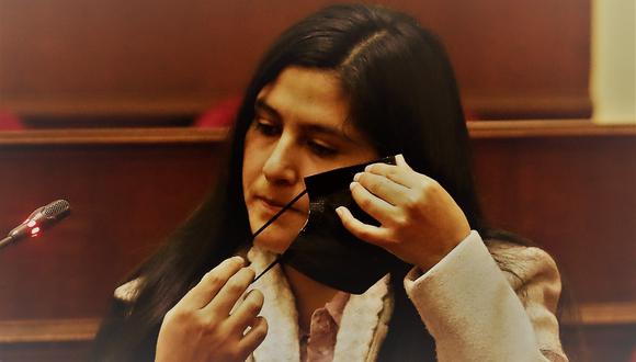 Yenifer Paredes es investigada por los presuntos delitos de lavado de activos y organización criminal. (Foto: Congreso)