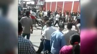 Lambayeque:  enfrentamientos violentos se desatan durante desalojo a ambulantes informales
