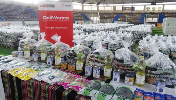 El Programa de Alimentación Escolar Qali Warma entregó más de 216 toneladas de alimentos a las municipalidades de Puente Piedra, Los Olivos y Ate, a fin de atender a personas en condición de vulnerabilidad y a ollas comunes.