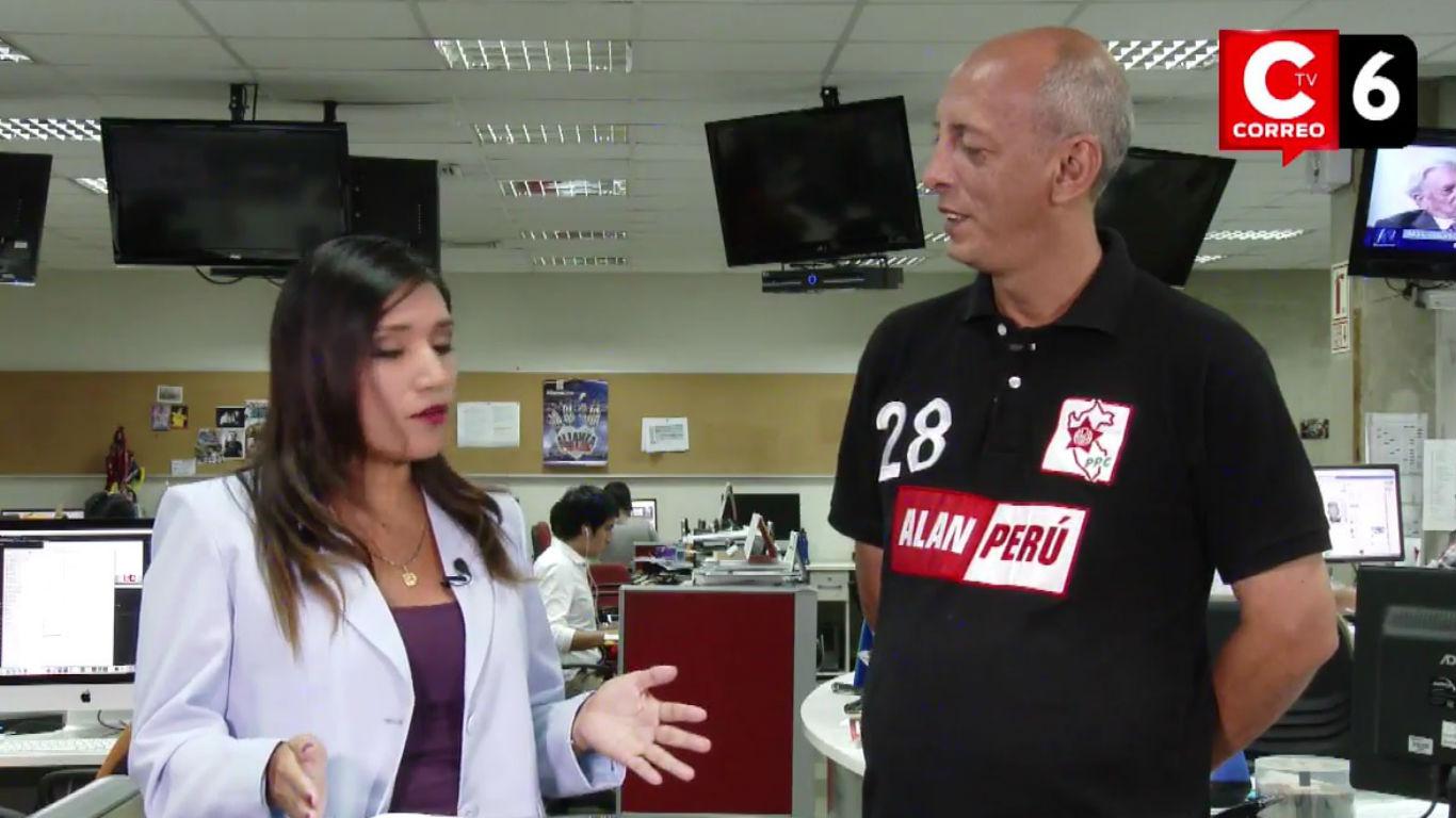 Javier Morán: "El APRA existe sin Alan García" (Video)