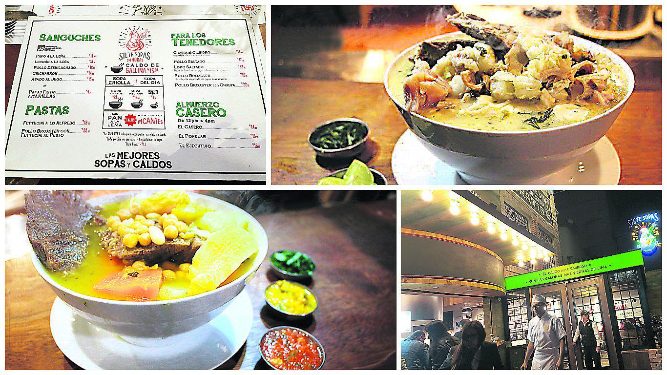 Siete Sopas, o tres o ninguna 