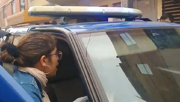 Los Olivos: Detienen a sujeto que tiró al piso a una mujer para robarle el celular (VIDEO)