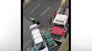 Magdalena: unidad de bomberos que iba atender una emergencia se despista y provoca cuádruple choque