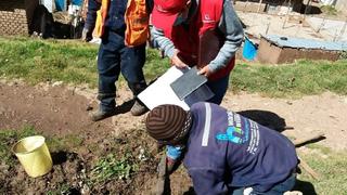 Obra de agua y desagüe sin funcionar en el sector de Yanarumi, en Huancavelica