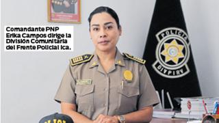 Día de la Mujer Policía: Entrevista a comandante PNP de Ica Erika Campos Torpoco