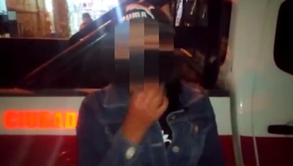 Menor de 17 años sufrió un asalto a mano armada cuando regresaba a su casa, en Huancayo. (Foto: Captura de pantalla Serenazgo de Huancayo)