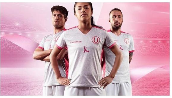 ​Universitario de Deportes presentó camiseta en apoyo a la prevención del cáncer de mama (FOTOS)