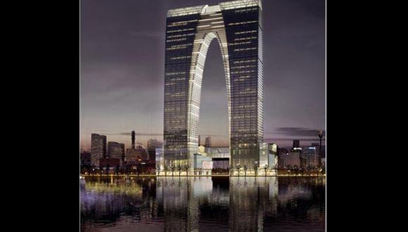 Edificio con forma de calzones largos en China causa controversia