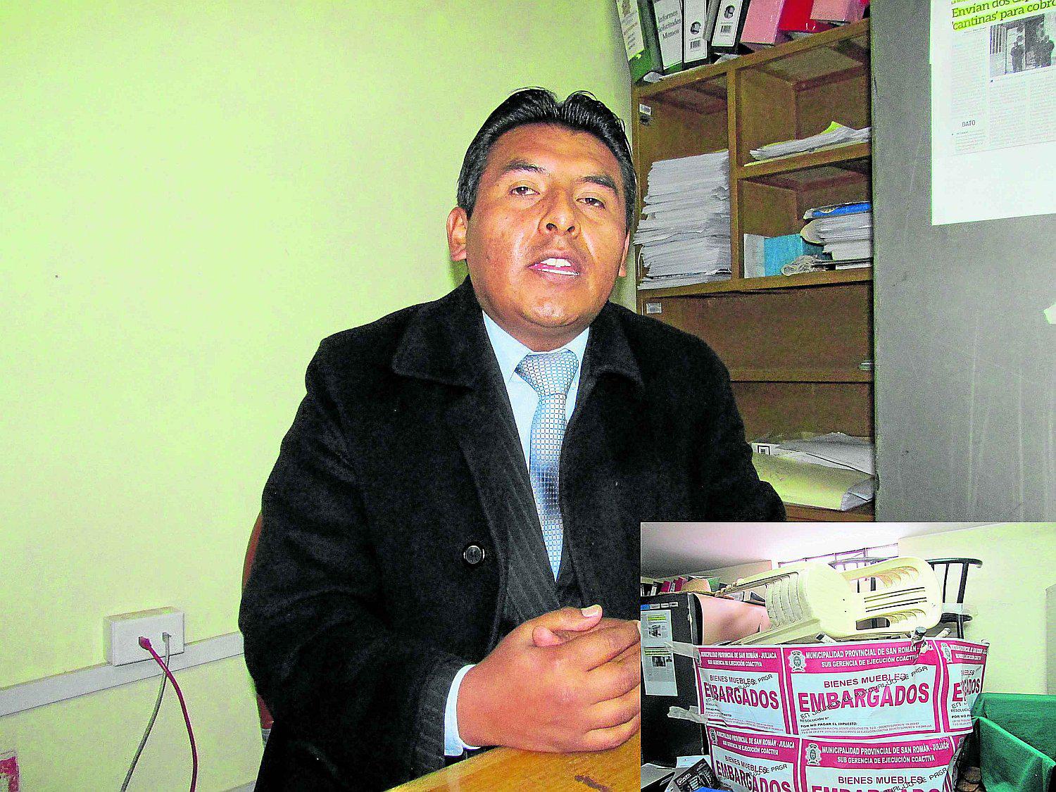 Bienes embargados solo valen 260 soles