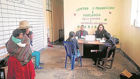 5 sentencias por alimentos en Huarirca