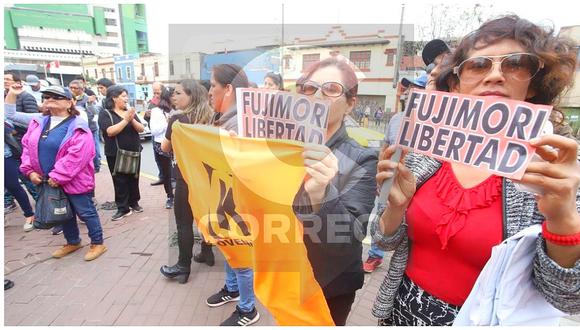 Keiko Fujimori detenida: simpatizantes de Fuerza Popular piden la libertad de su lideresa (FOTOS)