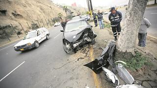  70 accidentes de tránsito hubo este año en la Costa Verde