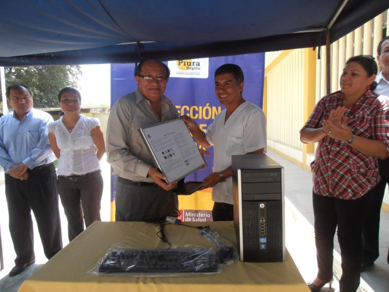 Diresa entrega equipos a Red de Salud Morropón - Chulucanas