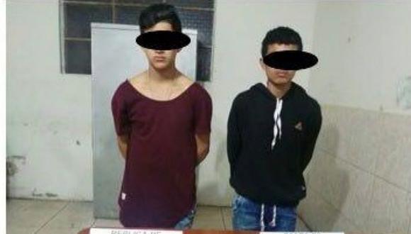 Trujillo: Caen dos menores de edad que asaltaban con pistola de juguete 