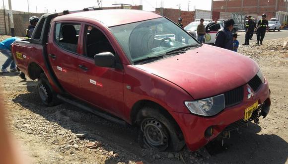 Tacna: mal conductor se accidenta, no acepta culpabilidad y agrede a serenos 