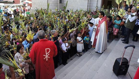 ​Semana Santa empezó con reflexión de Domingo de Ramos en Moquegua
