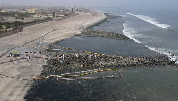 Derrame de petróleo afectó el mar de Ventanilla. (GEC)