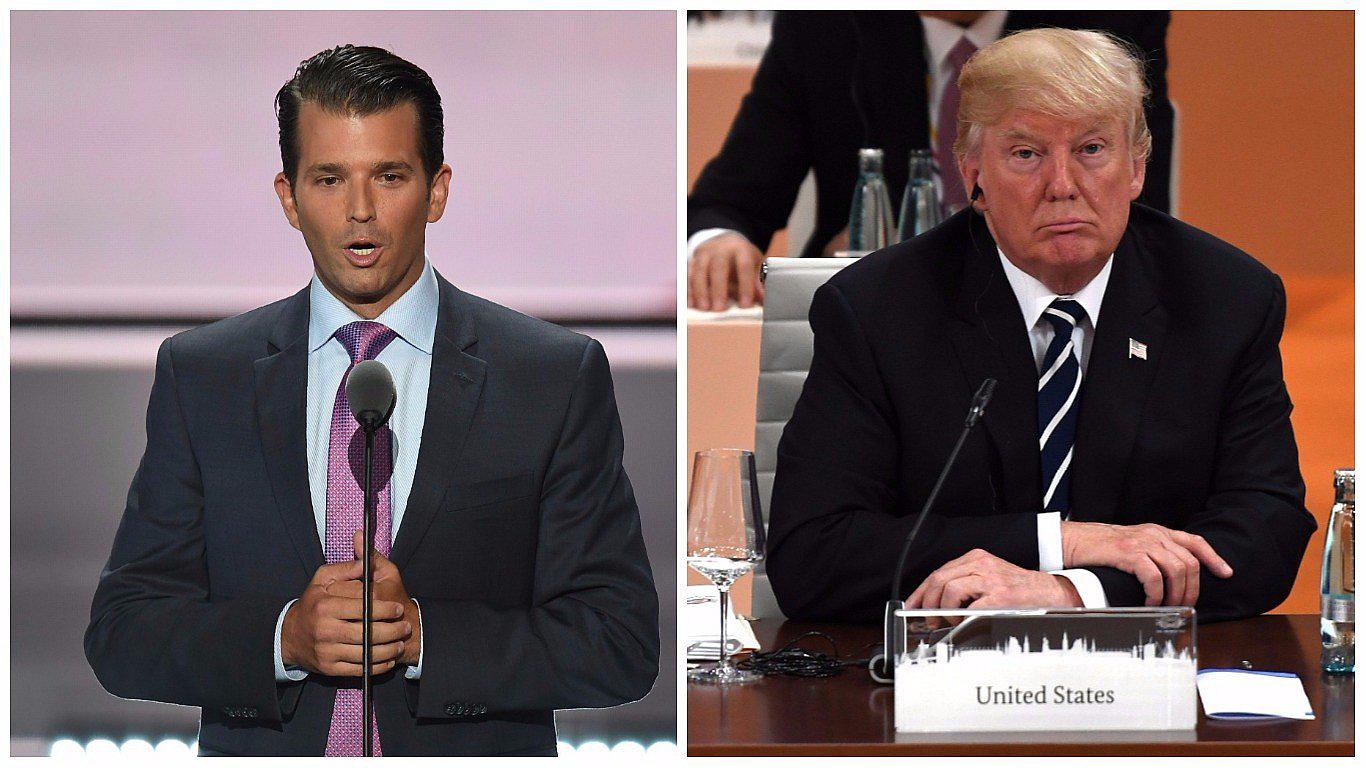 Donald Trump defiende a su hijo de correos que lo relacionan con Rusia