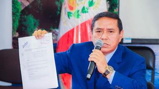 Consejeros solicitan suspensión del gobernador regional de Huánuco, Erasmo Fernández