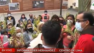 Semana Santa: Devotos llegan a Iglesia San Francisco por el Domingo de Ramos (VIDEO)