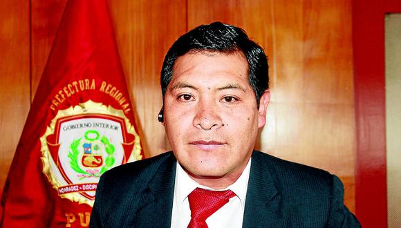 wilber apaza díaz, prefecto regional de Puno: “Nunca cobré cupos a nadie” 