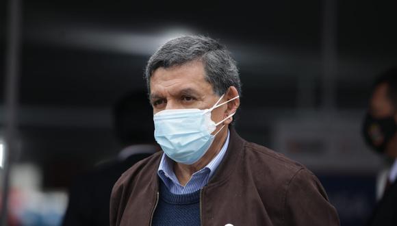 El ministro de Salud cuestionó que se haya generado una discusión entre Guido Bellido y la Cancillería por la posición del Perú frente al gobierno de Venezuela (Foto: GEC)