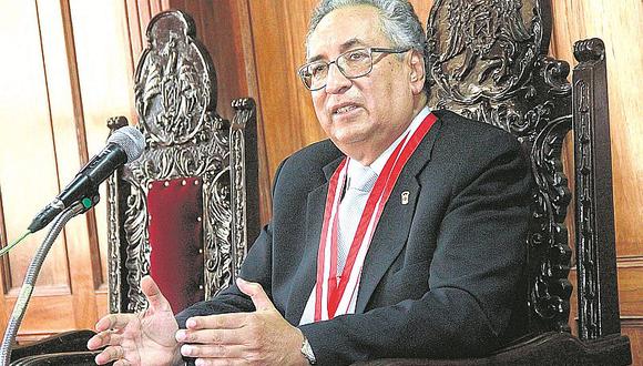 Nuevo presidente del Poder Judicial respalda la labor de Pedro Chávarry