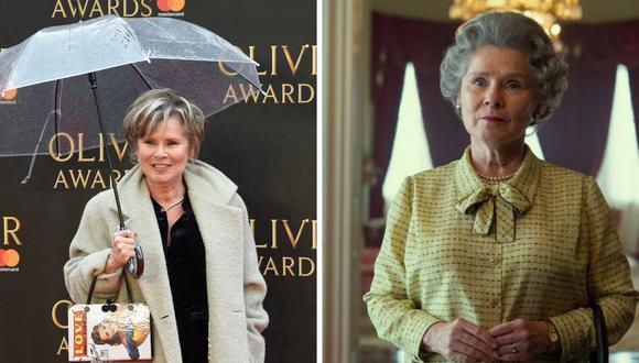 Imelda Staunton será la tercera versión de la Reina Isabel II en la polémica serie "The Crown". (Foto: Anthony Harvey / AFP Instagram @thecrownnetflix)