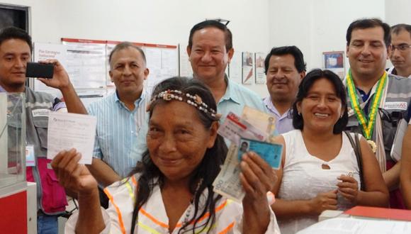 Ucayali: Adultos mayores recibieron tarjetas de débito para cobrar Pensión 65