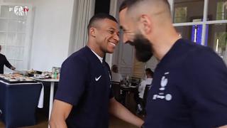 Sin rencores por Real Madrid: Mbappé se reencontró con Benzema en Francia (VIDEO)