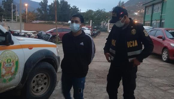 PNP captura a asaltante de autos el 'Loco' Oré en Pillco Marca/ Foto: Cortesía