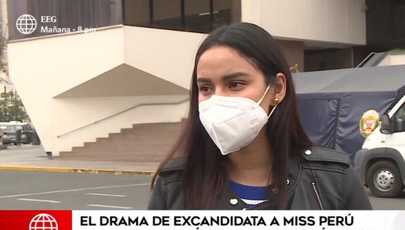 La joven Lucero Sánchez denunció que es acosada tras la difusión de videos íntimos con su expareja. (América Televisión)