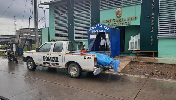 Huánuco: Los cadáveres fueron trasladados a la posta médica de Ramal en Aspuzana (Foto: Difusión)