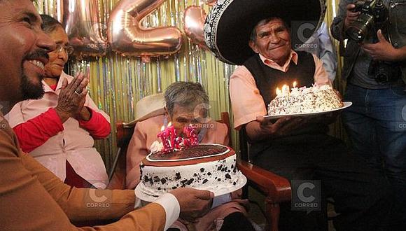 Mujer más longeva del Perú cumplió 123 años y recibió sorpresa del gobernador de Arequipa