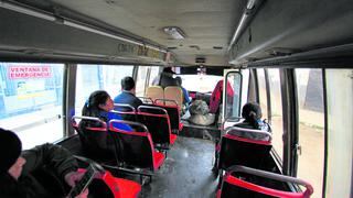 Más de 14 mil vehículos de transporte urbano volverán a operar con un aforo del 100% en Huancayo