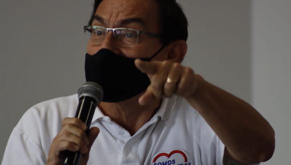 Martín Vizcarra aseguró que algunos partidos buscan "notoriedad" en la campaña electoral. (Foto: Randy Reyes)