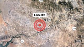 Temblor de magnitud 4.4 se sintió en Arequipa, Moquegua y Tacna (VIDEO)
