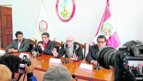 Insittuciones hacen llamado a la calma en Ayacucho para asegurar institucionalidad