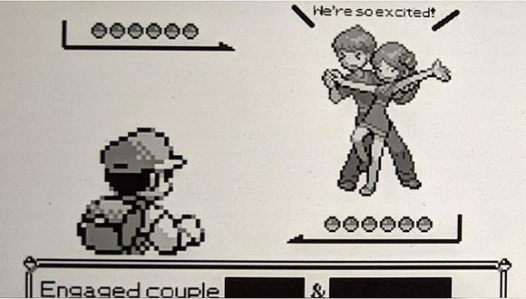 Invitación de boda estilo ‘Pokémon Game Boy’ triunfa en Internet (FOTO)