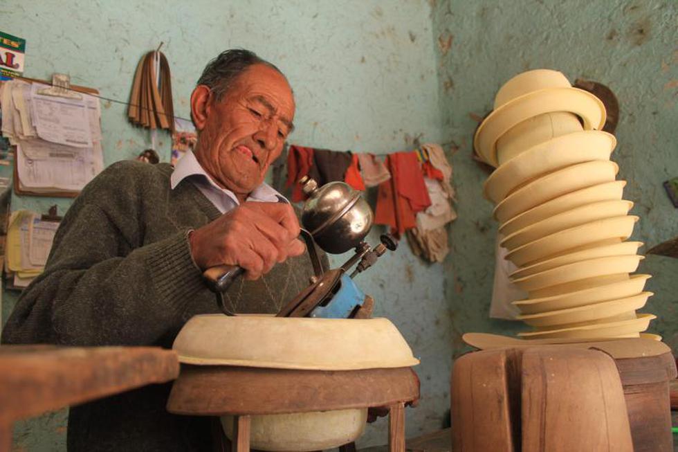 Cornelio Acevedo es el ultimo sombrerero de Sicaya (FOTOS)
