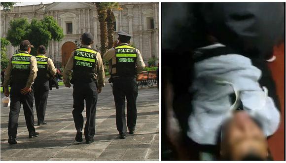 Arequipa: Escándalo por policías municipales grabados en actos obscenos (VIDEO)