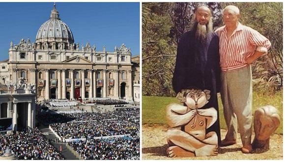 China dona al Vaticano dos cuadros de un reconocido pintor de su país